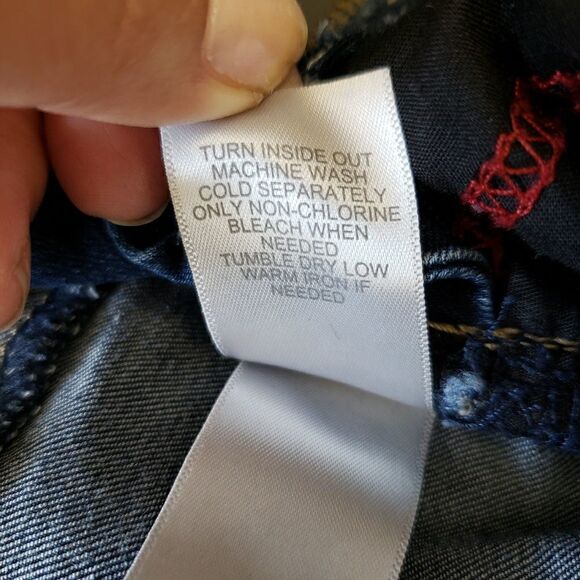 Bisou bisou high waisted skinny Jean's side zip - Picture 5 of 8